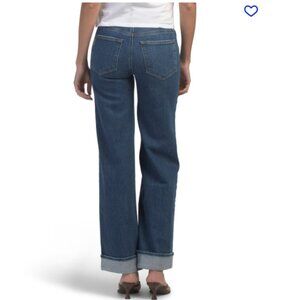 NEW PAIGE Sasha Wide Cuff Jeans for women 1125 8m4